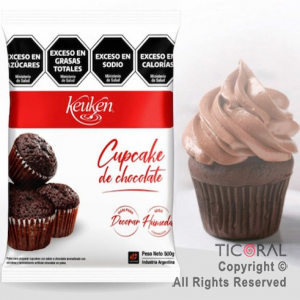 MIX CUPCAKES DE CHOCOLATE X 500 GR LODISER x 1